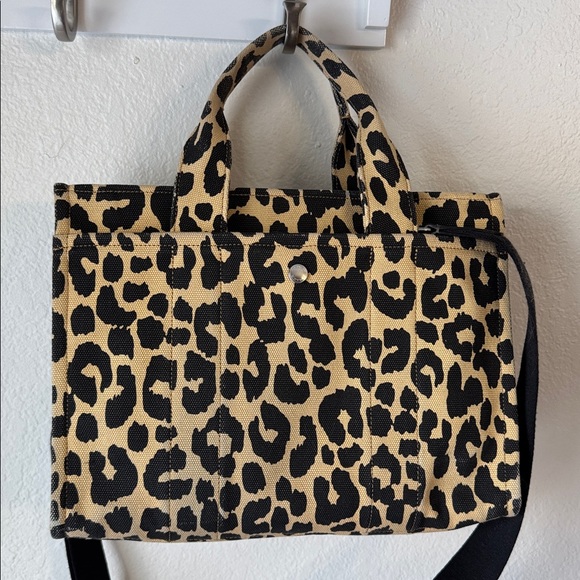 Coach Leopard Canvas Tote - Picture 5 of 8